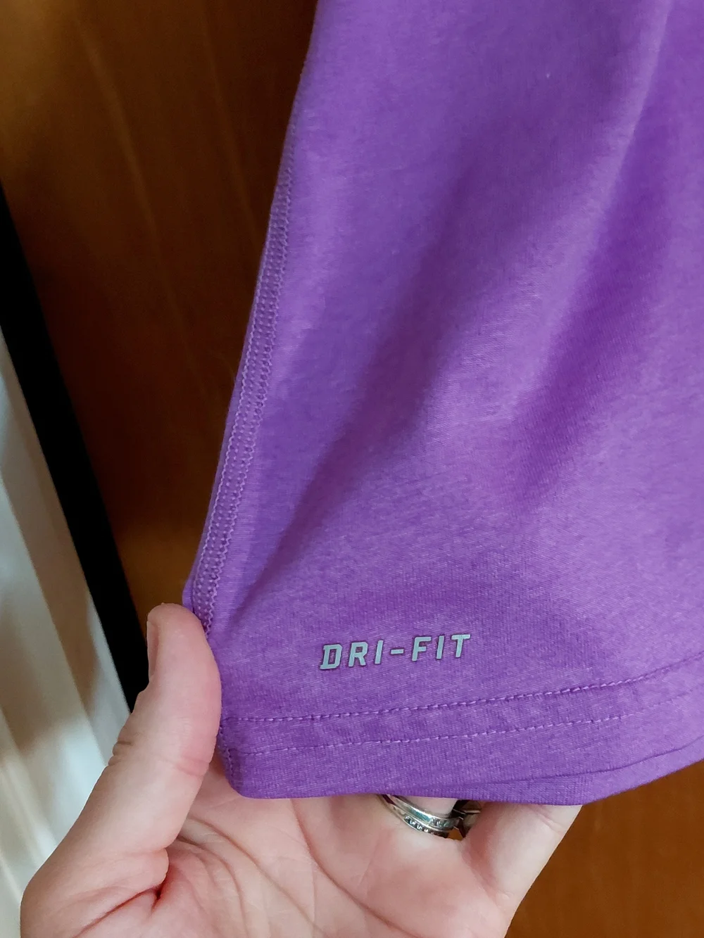 Nike Dri-FIT Purple Performance Tee, SIZE:M